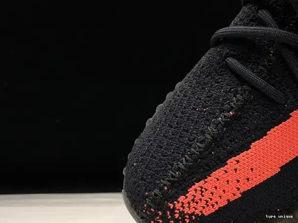hype BY9612 Boost Yeezy 350 Adidas V2 Black Core Red 0325